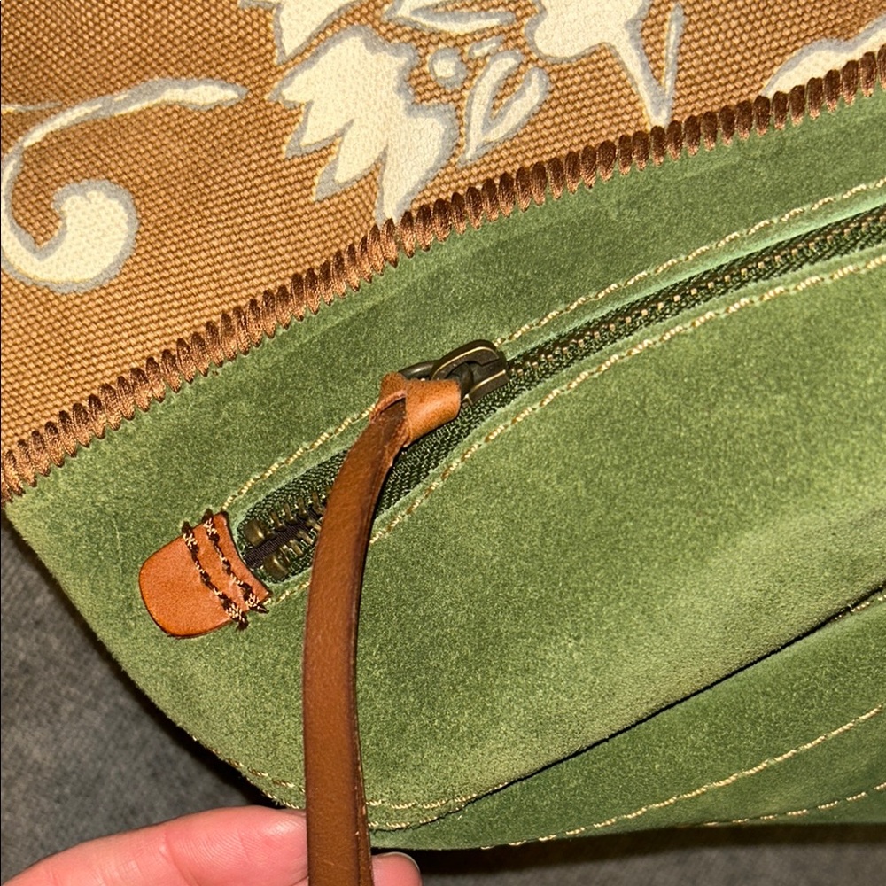 Lucky Brand Floral Canvas and Suede Backpack - Picture 8 of 8